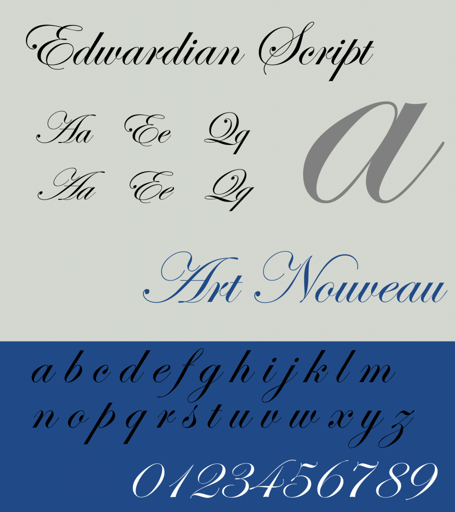 tipografía script