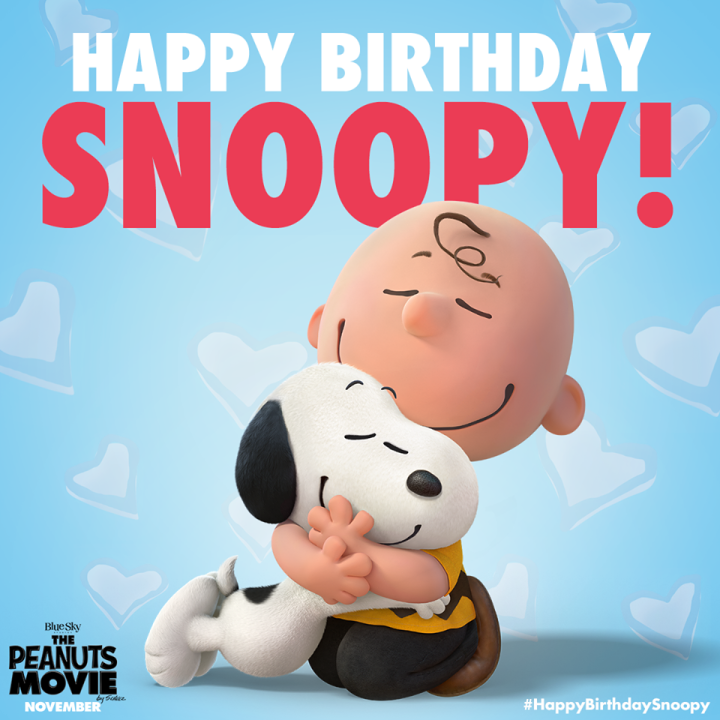 , Snoopy festeja este año su aniversario número 70!